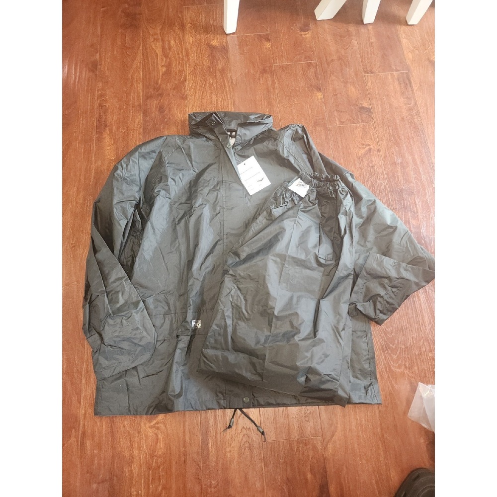 Foul Weather Gear FWG Men's Rainproof Heavy Suit GREEN Sz XL